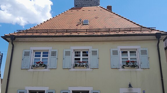 Frontansicht der Begegnungsstätte Rüppurr